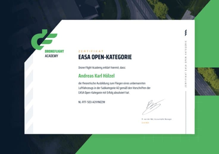 Drohnenzertifikat – EASA A2 open